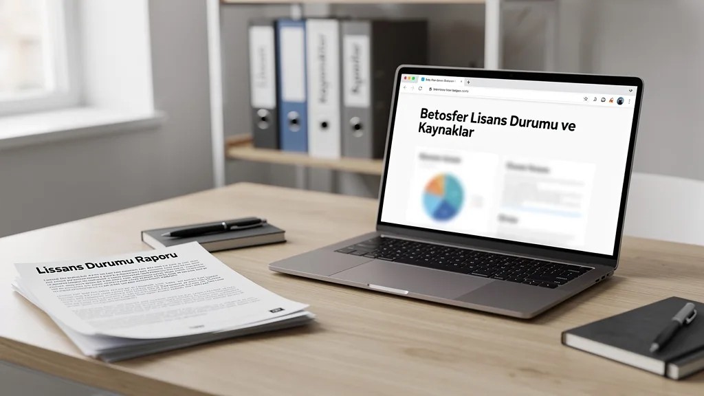 Betosfer Lisans Durumu ve Kaynaklar